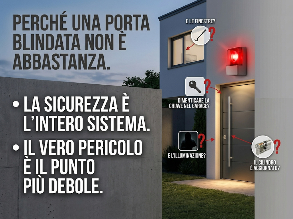 Perché una porta blindata non rende automaticamente sicura un'abitazione